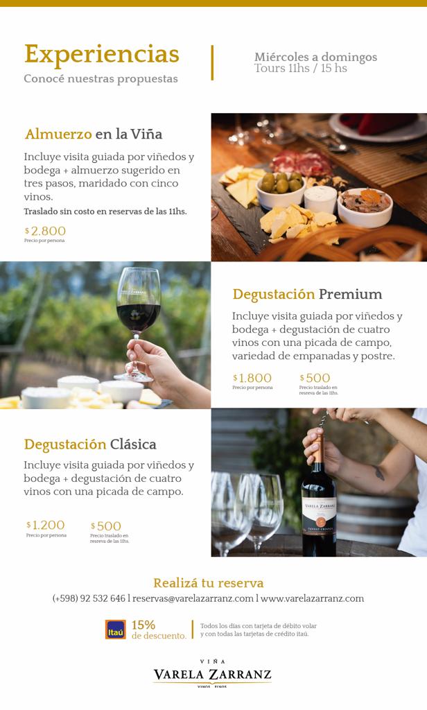 BODEGA VARELA ZARRANZ: EXPERIENCIAS