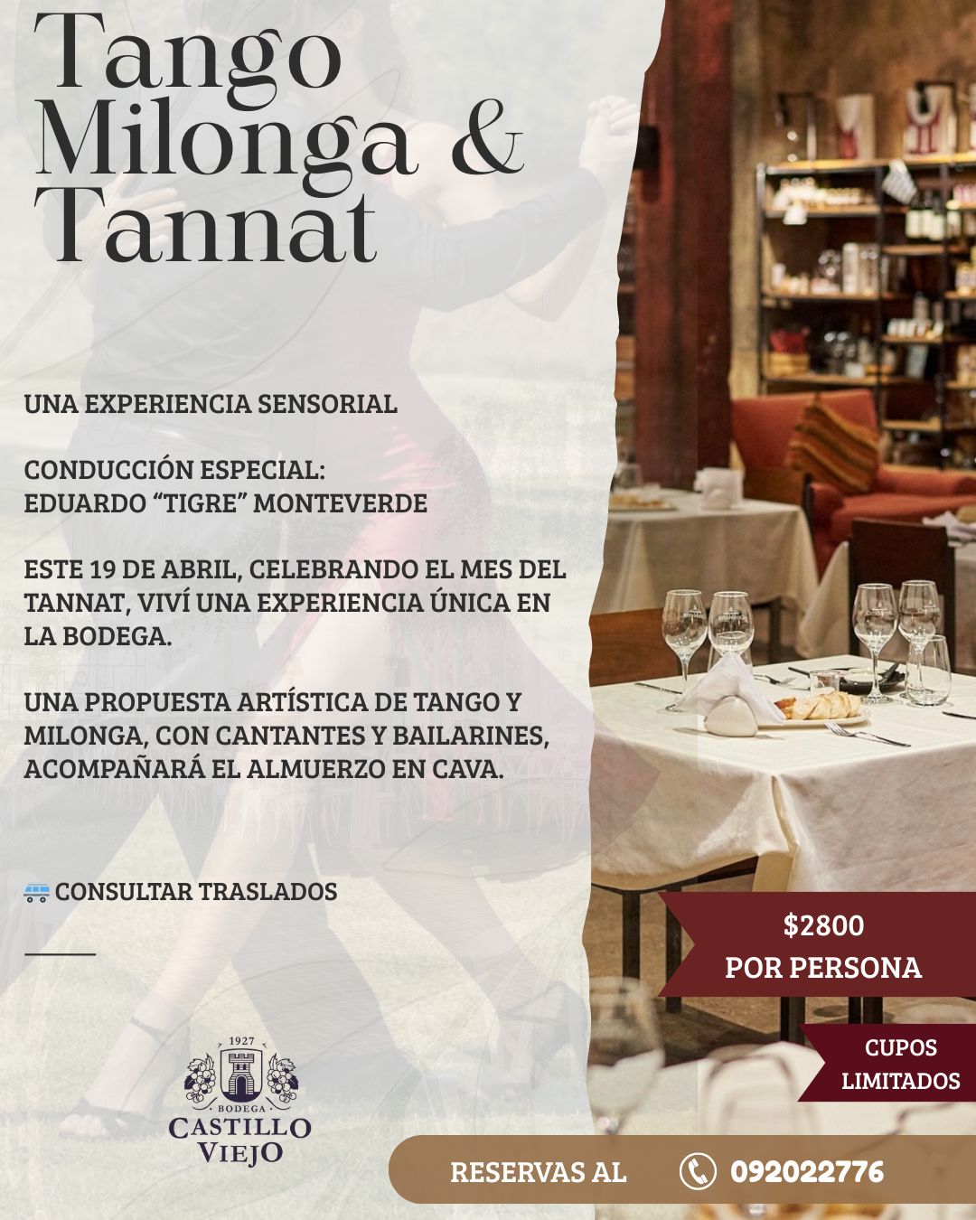 BODEGA CASTILLO VIEJO: TANGO, MILONGA & TANNAT