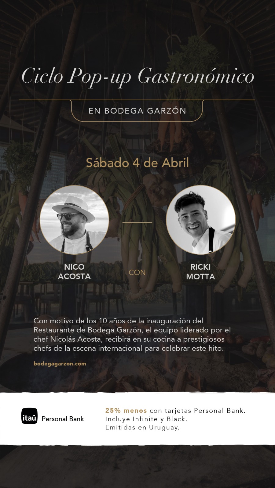 BODEGA GARZÓN: CICLO POP UP GASTRONÓMICO